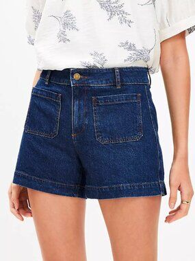 LOFT Denim Palmer Shorts Size 28